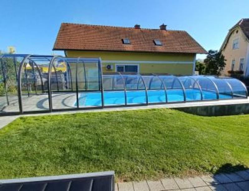 Preview: Poolüberdachung Miami Star, hohe Ausführung